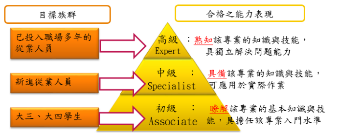 能力鑑定架構圖，內容說明如下方文字。